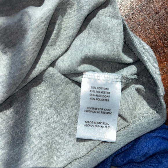 Swiss Alps Blue and Gray Henley Shirt, Men’s Size XXL - Picture 5 of 6